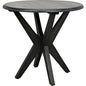 Fox Wood Round Side Table - LOOMLAN - Noir - Side Tables