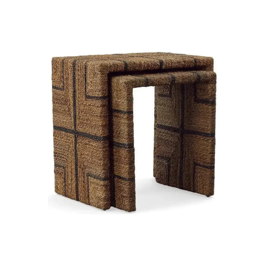 Fox Woven Nesting Tables - LOOMLAN - Furniture Classics - Side Tables