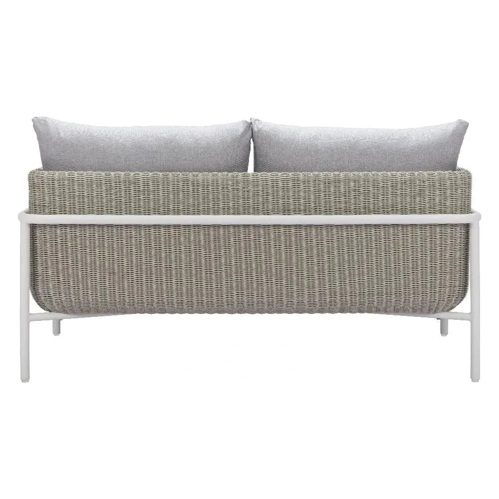Frais Gray Loveseat - LOOMLAN - Zuo Modern - Outdoor Sofas & Loveseats
