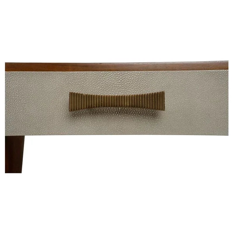 Frances Wooden Brown Writing Desk-Home Office Desks-Wildwood-LOOMLAN