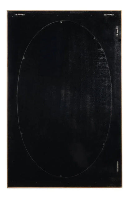 Francis Shagreen Leather Warpped Wall Mirror - LOOMLAN - Sarreid - Wall Mirrors