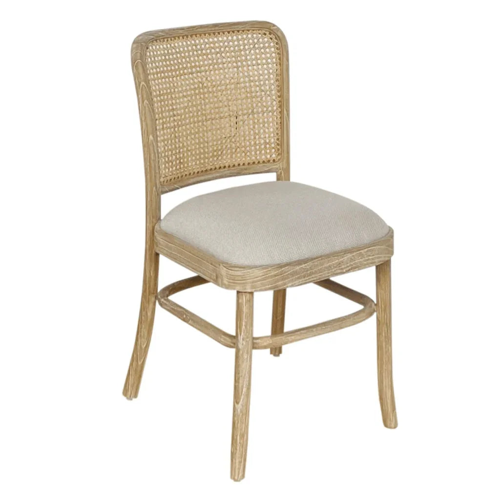 Francois Solid Wood Framed Dining Chair - LOOMLAN - Artesia - Dining Chairs