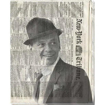 Frank Sinatra Canvas Art Indoor Outdoor Canvas - LOOMLAN - LOOMLAN - Canvas Art