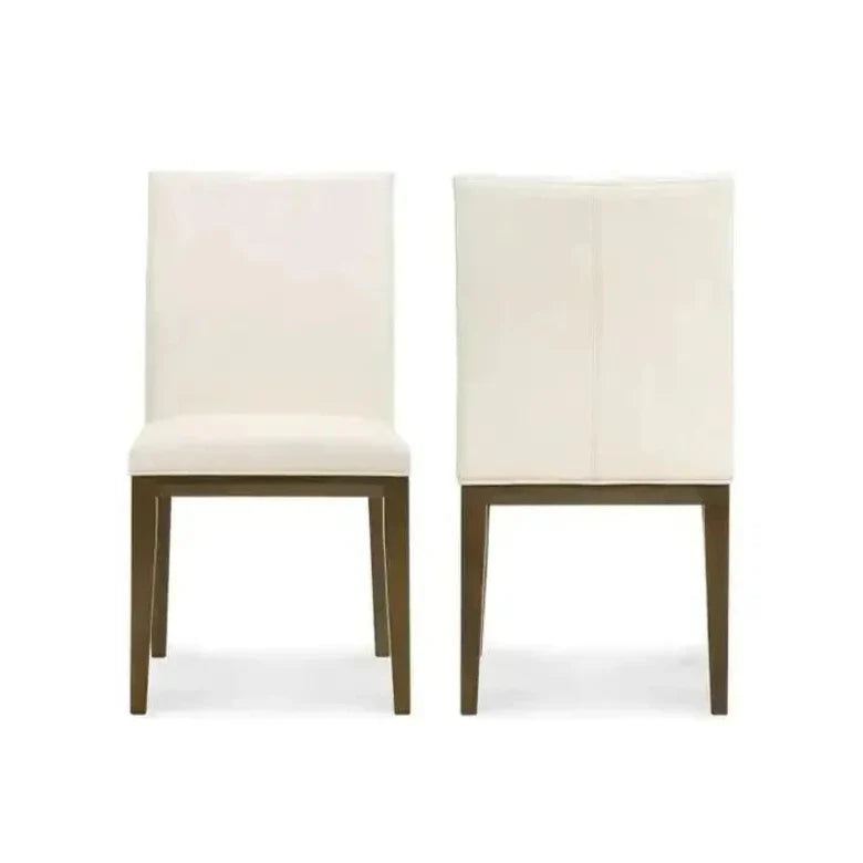 Frankie Leather Side Dining Chair 2PC - LOOMLAN - Moe's Home - Dining Chairs