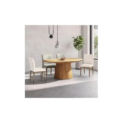 Frankie Leather Side Dining Chair 2PC - LOOMLAN - Moe's Home - Dining Chairs