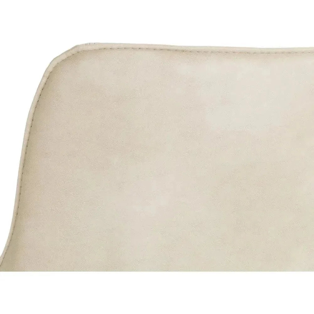 Franklin Leather Modern Dining Armchair - LOOMLAN - SUNPAN - Dining Chairs