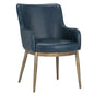 Franklin Leather Modern Dining Armchair - LOOMLAN - SUNPAN - Dining Chairs