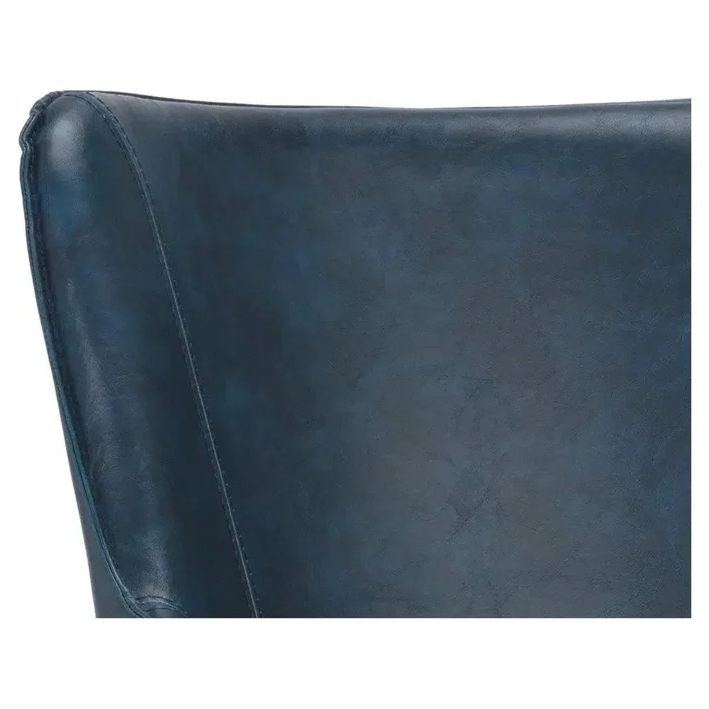 Franklin Leather Modern Dining Armchair - LOOMLAN - SUNPAN - Dining Chairs