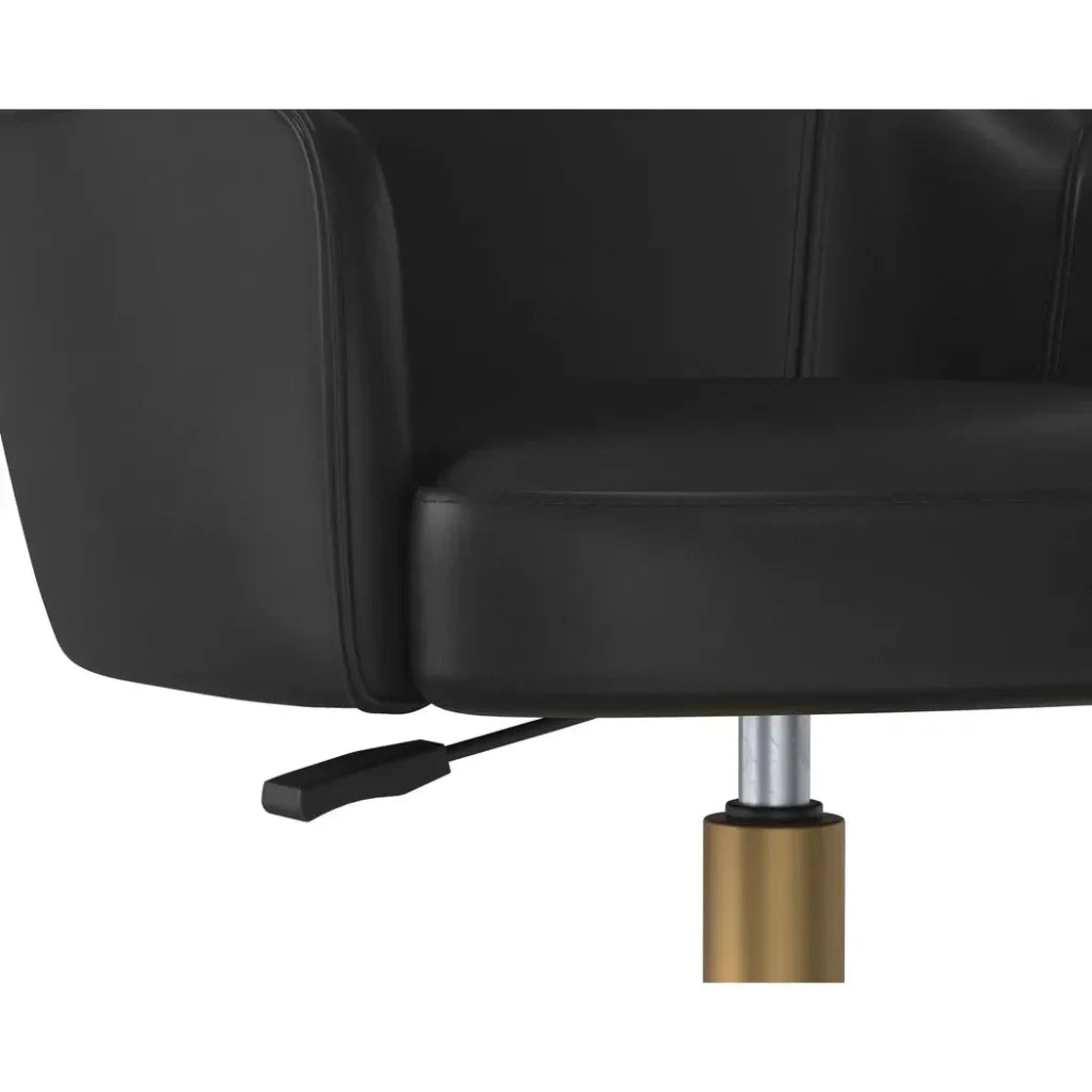 Franklin Leather Modern Office Chair-Office Chairs-SUNPAN-LOOMLAN