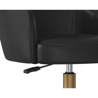 Franklin Leather Modern Office Chair-Office Chairs-SUNPAN-LOOMLAN