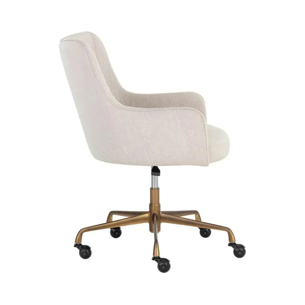 Franklin Leather Modern Office Chair-Office Chairs-SUNPAN-LOOMLAN