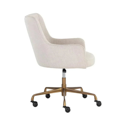Franklin Leather Modern Office Chair-Office Chairs-SUNPAN-LOOMLAN