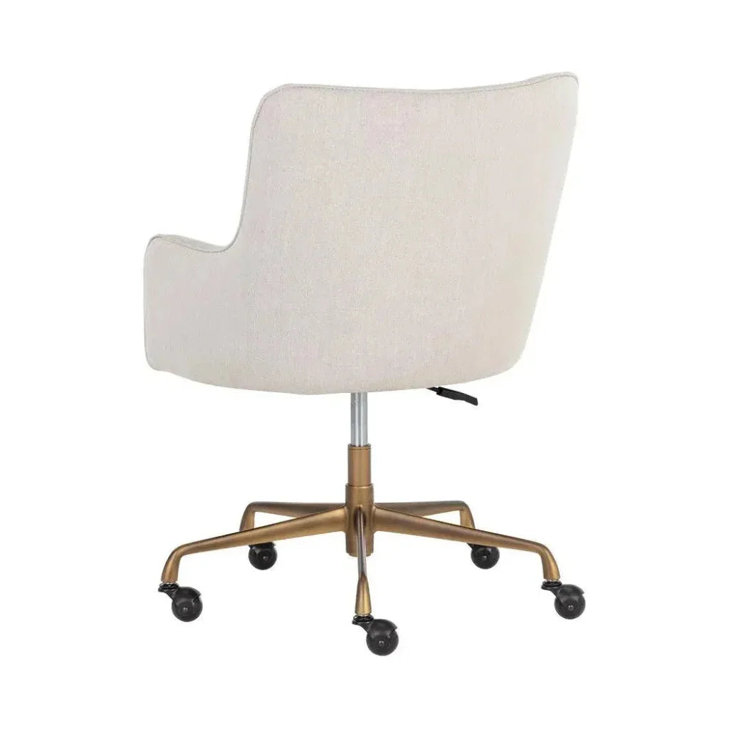 Franklin Leather Modern Office Chair-Office Chairs-SUNPAN-LOOMLAN