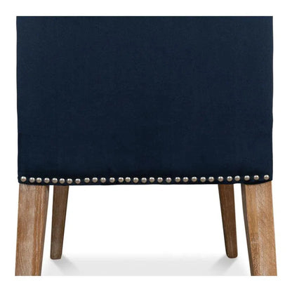 Franklin Side Chair Navy Blue - LOOMLAN - Sarreid - Dining Chairs