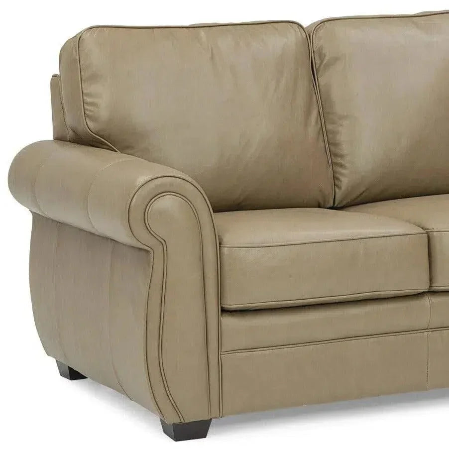 Franklin Symmetrical Leather Sectional Made to Order - LOOMLAN - Uptown Sebastian - Sectionals