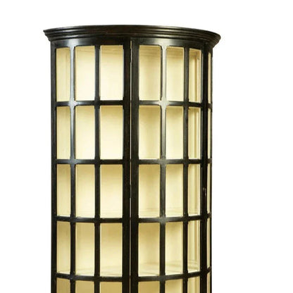 Franklin Telephone Booth Style Wood Display Cabinet - LOOMLAN - Furniture Classics - Buffets & Curios