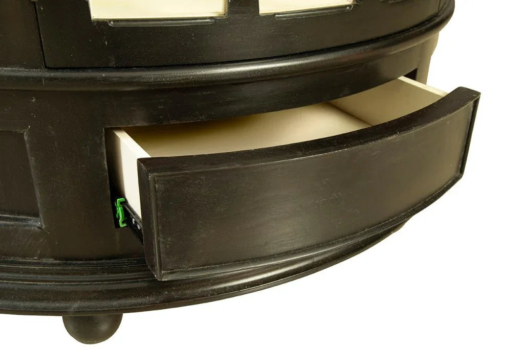 Franklin Telephone Booth Style Wood Display Cabinet - LOOMLAN - Furniture Classics - Buffets & Curios