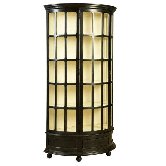 Franklin Telephone Booth Style Wood Display Cabinet