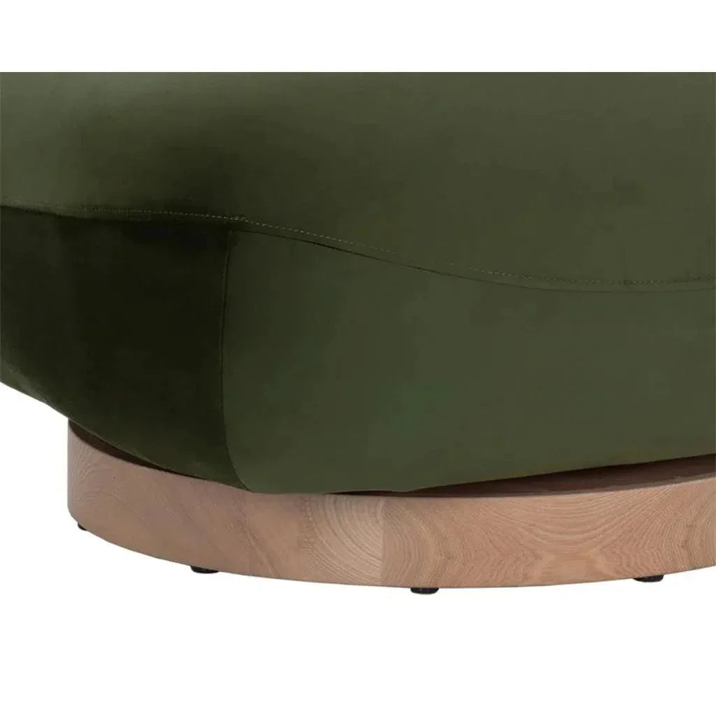 Franze Fabric Swivel Lounge Chair - LOOMLAN - SUNPAN - Club Chairs