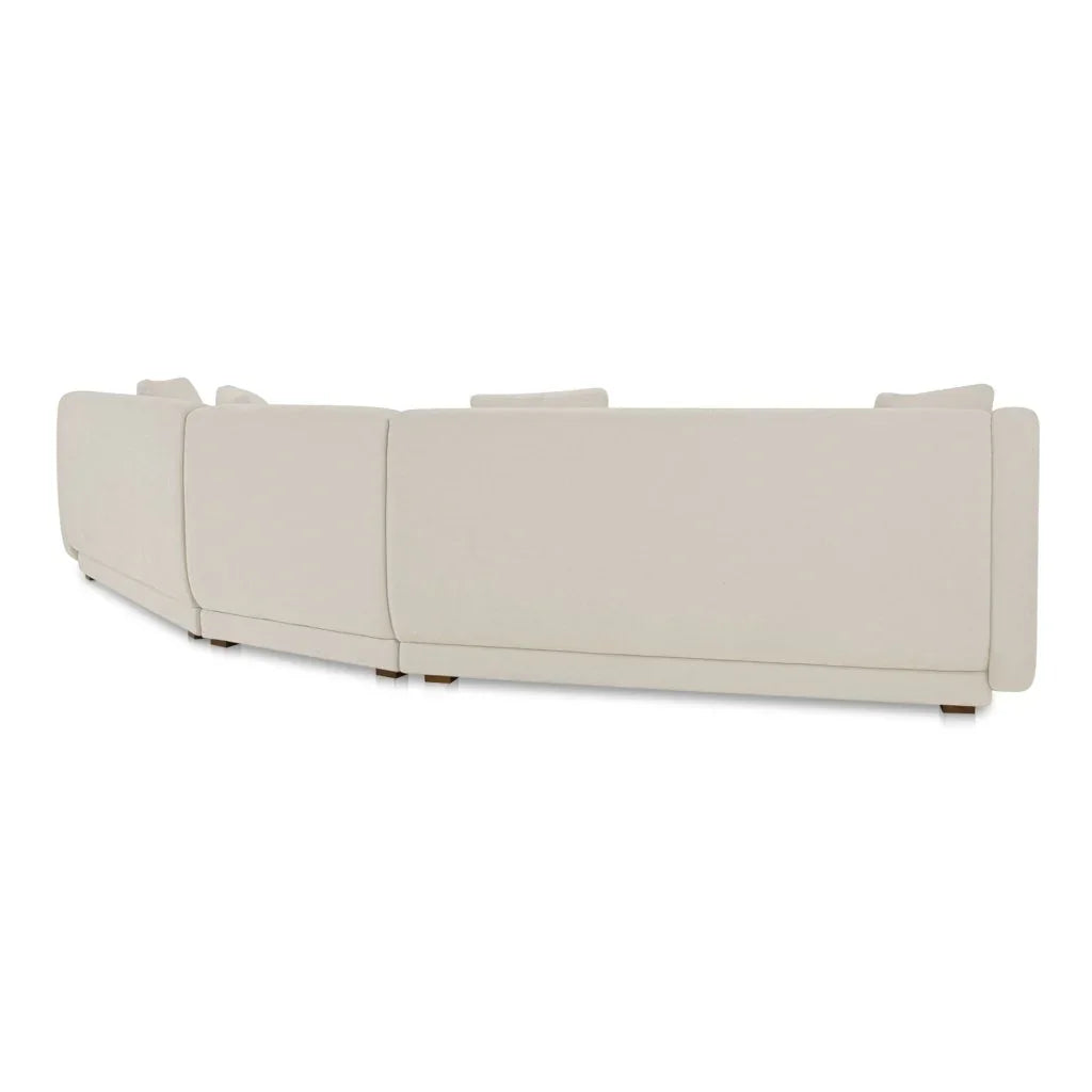 Fraser Angled Side Sectional Sofa (Set Of 4)-Modular Sofas-Moe's Home-LOOMLAN