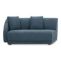 Fraser Modern Comfort Modular Sofa-Modular Sofas-Moe's Home-Left Facing-Deep Blue-LOOMLAN