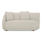 Fraser Modern Comfort Modular Sofa-Modular Sofas-Moe's Home-Left Facing-Off White-LOOMLAN