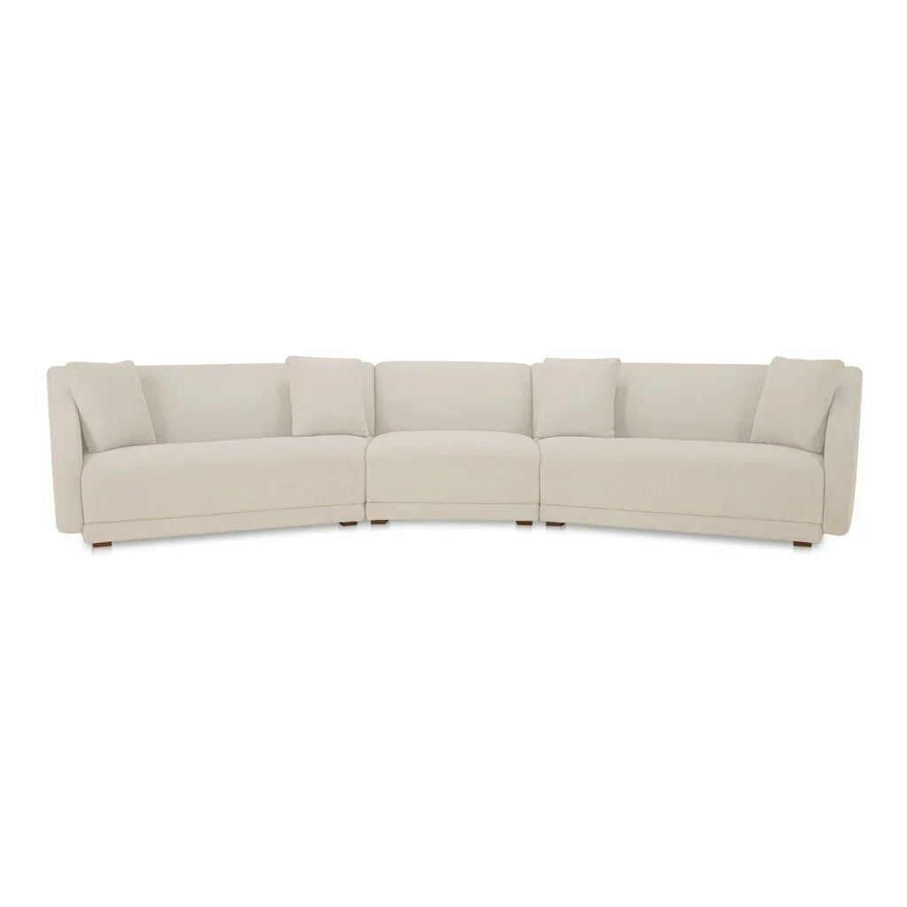 Fraser Modern Sectional Sofa (Set Of 3)-Modular Sofas-Moe's Home-Off White-LOOMLAN
