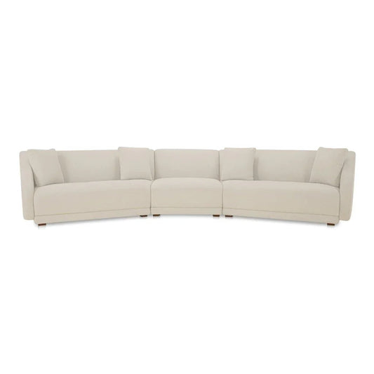 Fraser Modern Sectional Sofa (Set Of 3)-Modular Sofas-Moe's Home-Off White-LOOMLAN