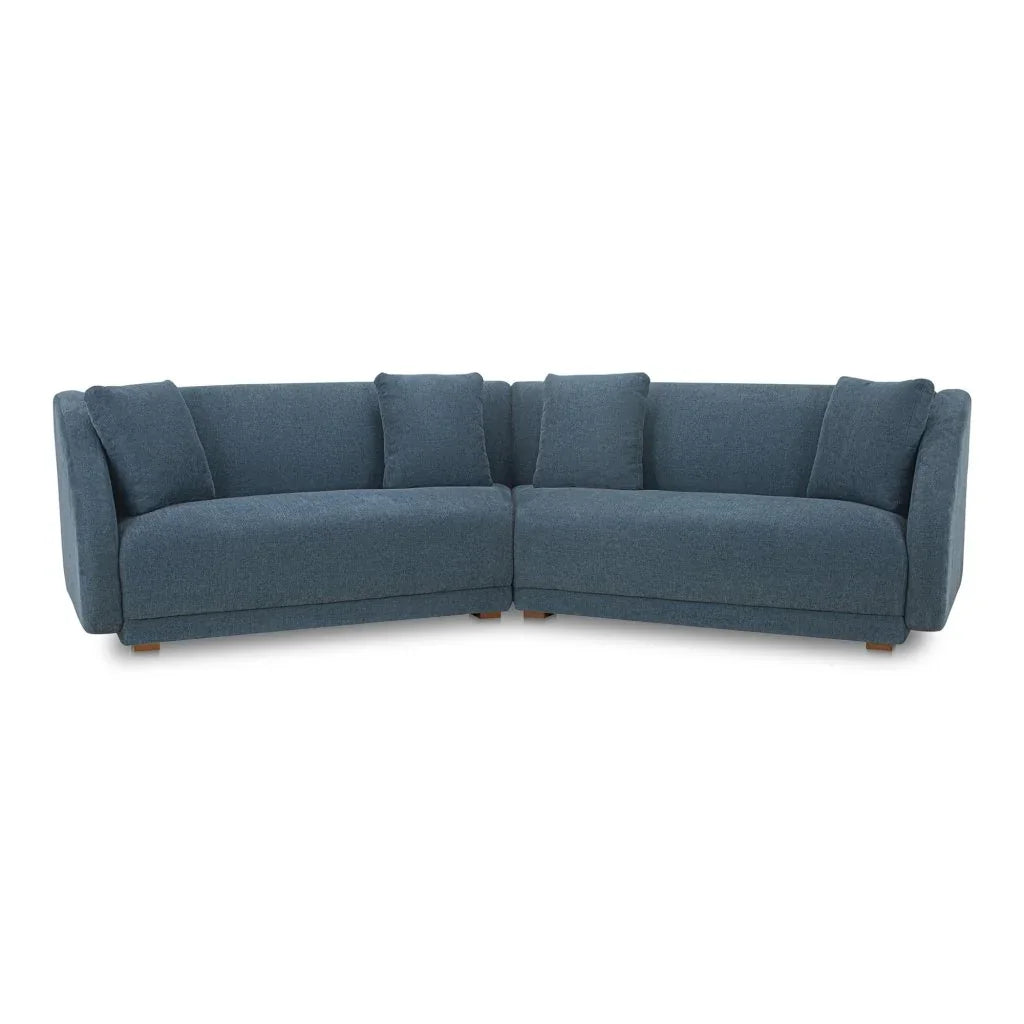 Fraser Wedge Slipper Modular Sofa-Modular Sofas-Moe's Home-2 PC Set-Deep Blue-LOOMLAN