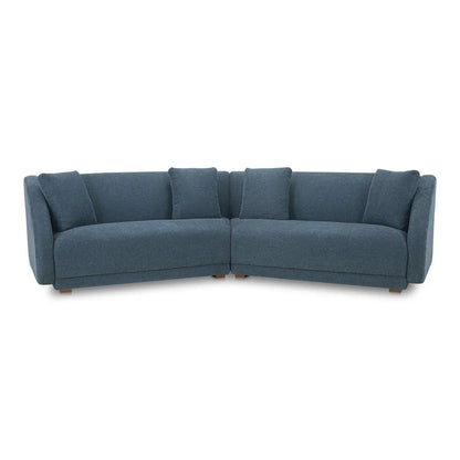 Fraser Wedge Slipper Modular Sofa-Modular Sofas-Moe's Home-2 PC Set-Deep Blue-LOOMLAN