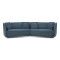 Fraser Wedge Slipper Modular Sofa-Modular Sofas-Moe's Home-2 PC Set-Deep Blue-LOOMLAN