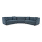 Fraser Wedge Slipper Modular Sofa-Modular Sofas-Moe's Home-3 PC Set-Deep Blue-LOOMLAN