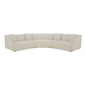 Fraser Wedge Slipper Modular Sofa-Modular Sofas-Moe's Home-3 PC Set-Off White-LOOMLAN