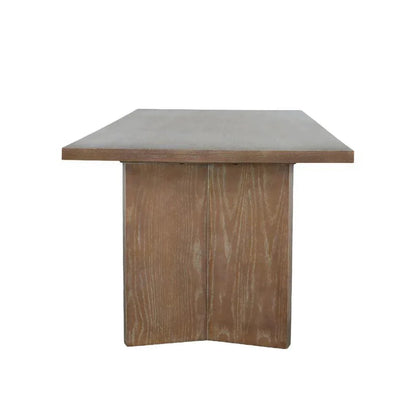 Fraser Wooden Rectangular Dining Table-Dining Tables-LH Imports-LOOMLAN