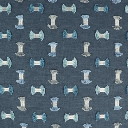 Frayed Seaside Textured Blue Large Throw Pillow Insert - LOOMLAN - D.V. Kap - Throw Pillows