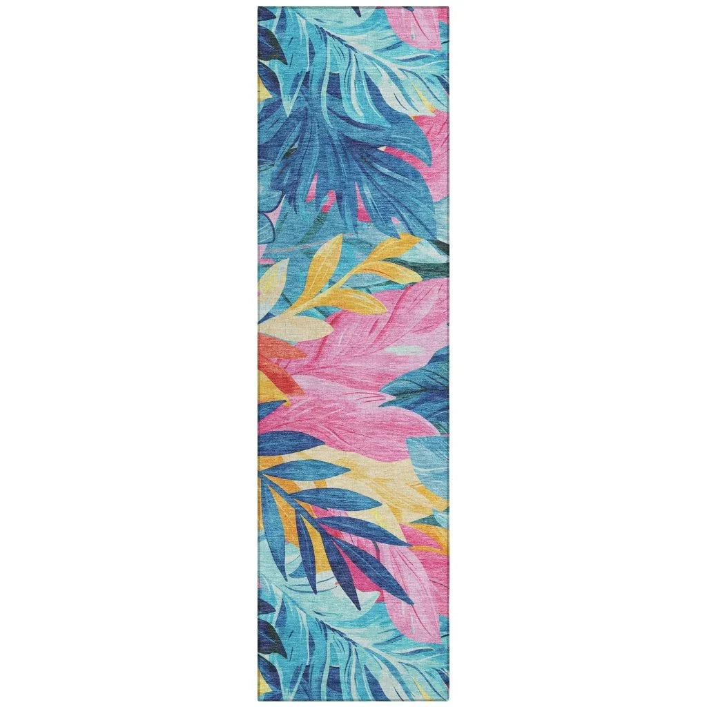 Frayura Blue Washable Indoor - Outdoor Rug - LOOMLAN - LOOMLAN Rugs - Outdoor Rugs