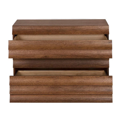 Frederico Wooden Brown Cabinet - LOOMLAN - Noir - Accent Cabinets