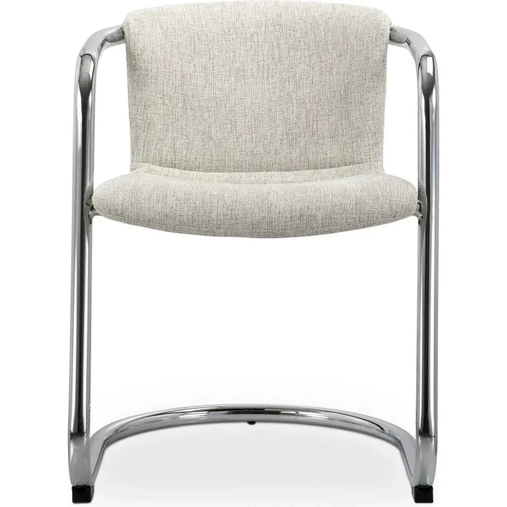 Freeman Performance Fabric Cream Dining Chair 2PC - LOOMLAN - Moe's Home - Dining Chairs