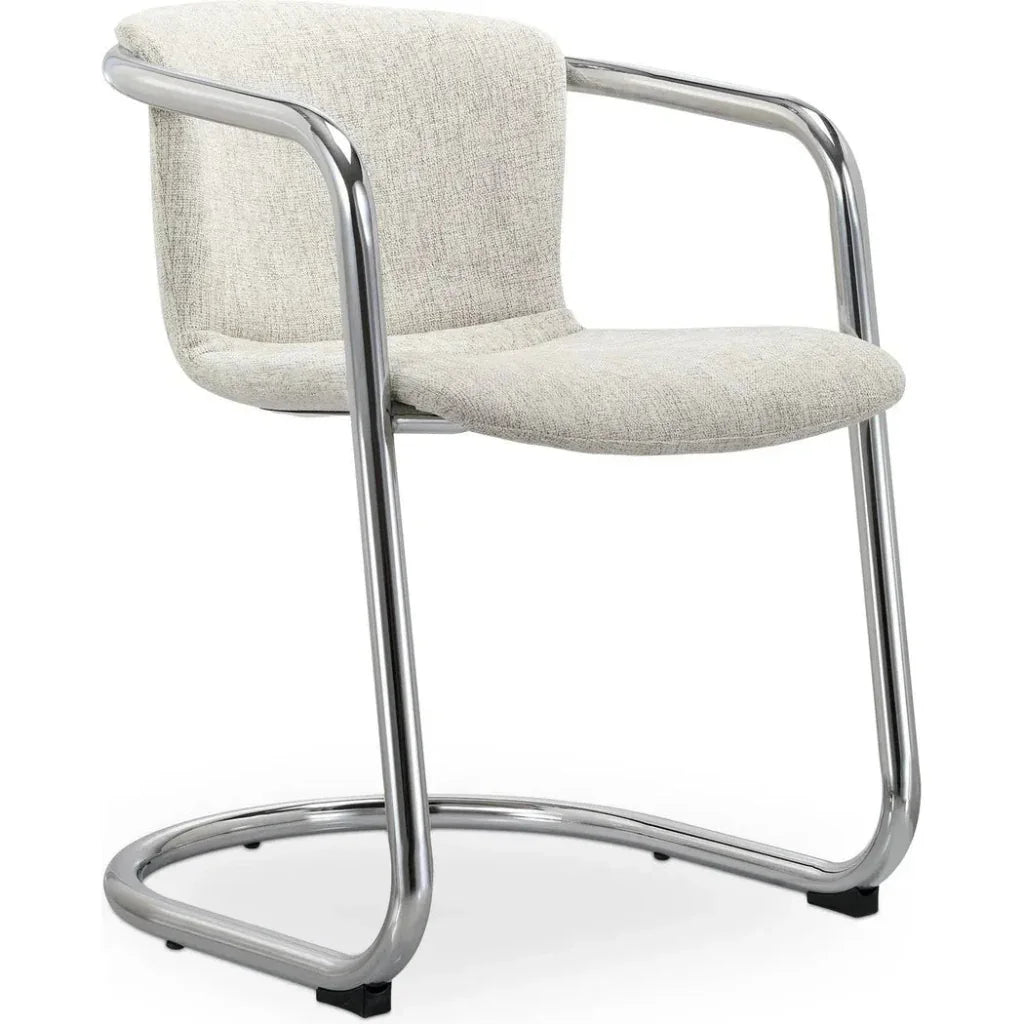 Freeman Performance Fabric Cream Dining Chair 2PC - LOOMLAN - Moe's Home - Dining Chairs