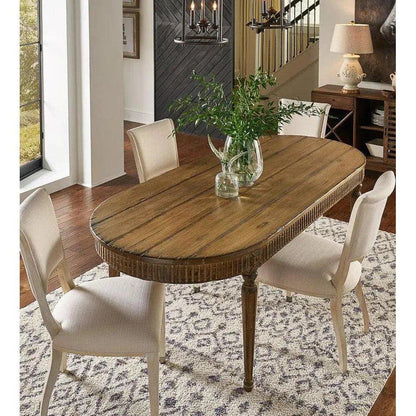 French Antique Reproduction Dining Table-Dining Tables-Sarreid-LOOMLAN