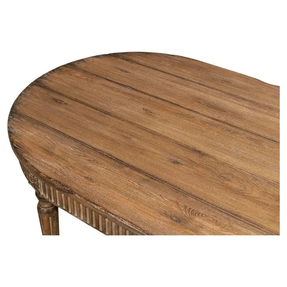 French Antique Reproduction Dining Table-Dining Tables-Sarreid-LOOMLAN