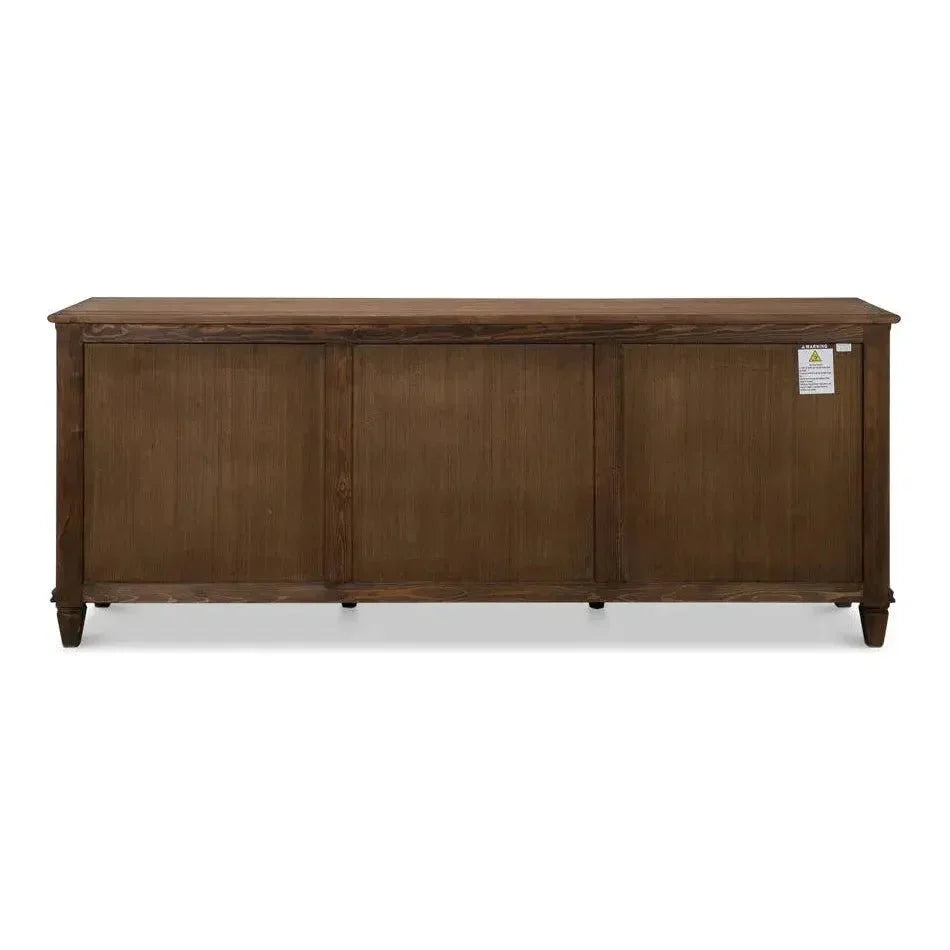 French Country Sideboard Old Pine Stain - LOOMLAN - Sarreid - Sideboards