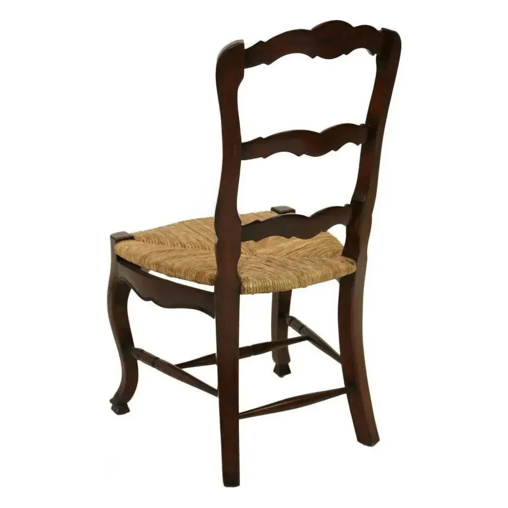 French Ladderback Armless Chair (Set Of 2) - LOOMLAN - Furniture Classics - Dining Chairs