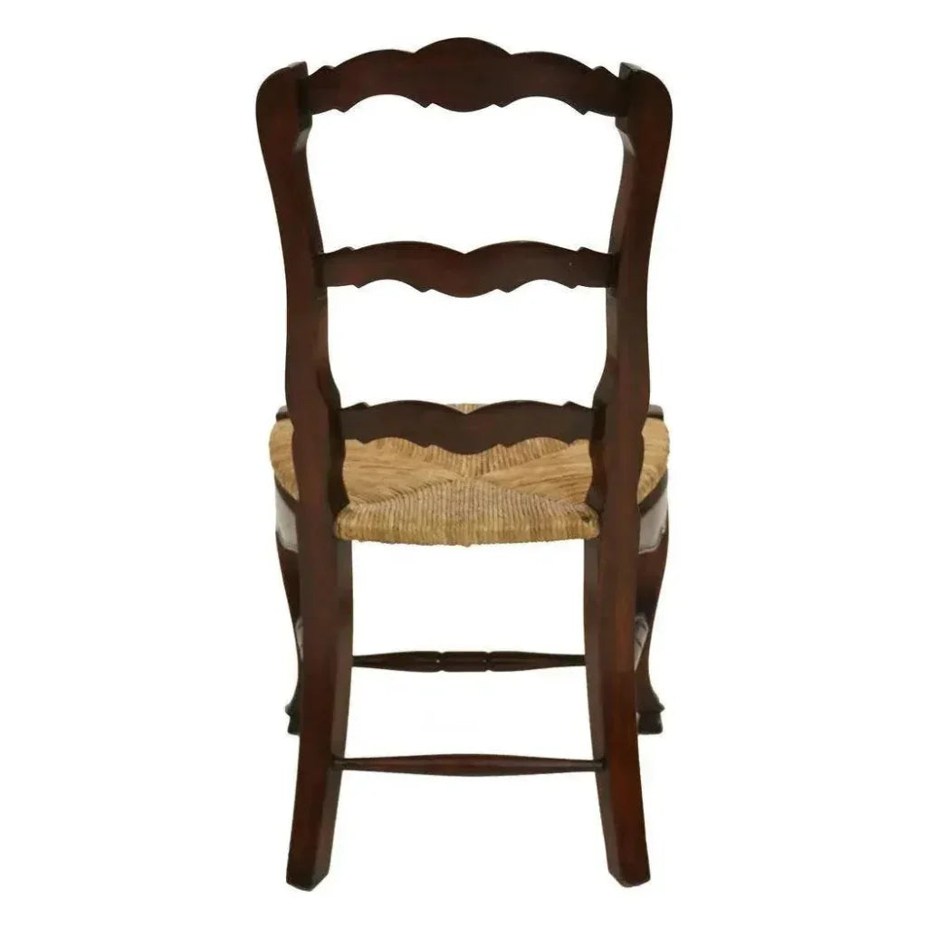 French Ladderback Armless Chair (Set Of 2) - LOOMLAN - Furniture Classics - Dining Chairs