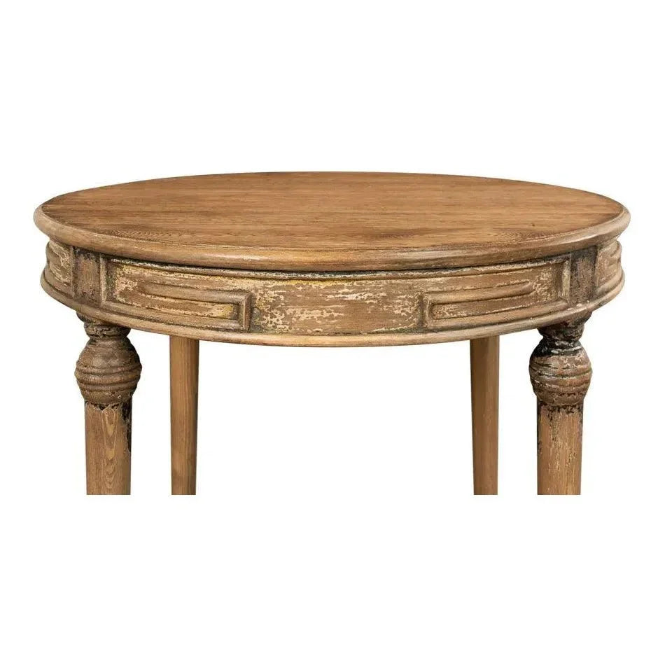 French Tea Table - LOOMLAN - Sarreid - Side Tables