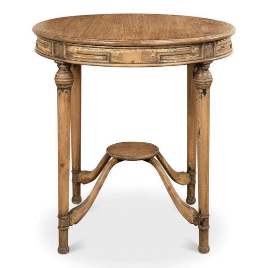 French Tea Table - LOOMLAN - Sarreid - Side Tables