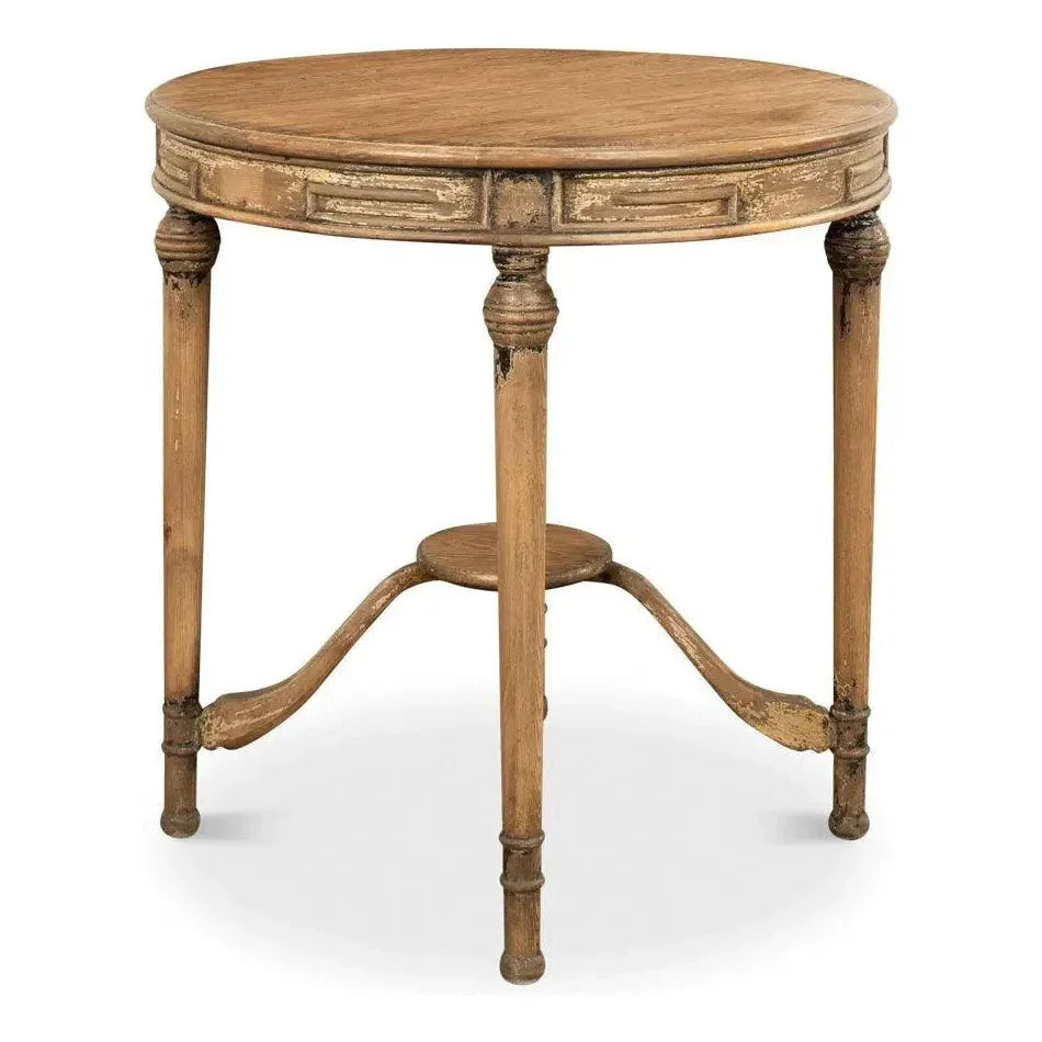 French Tea Table - LOOMLAN - Sarreid - Side Tables