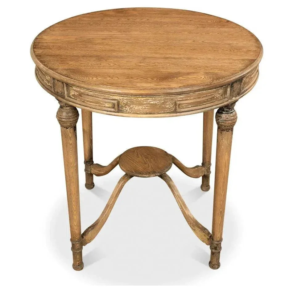 French Tea Table - LOOMLAN - Sarreid - Side Tables