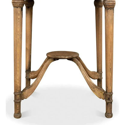 French Tea Table - LOOMLAN - Sarreid - Side Tables