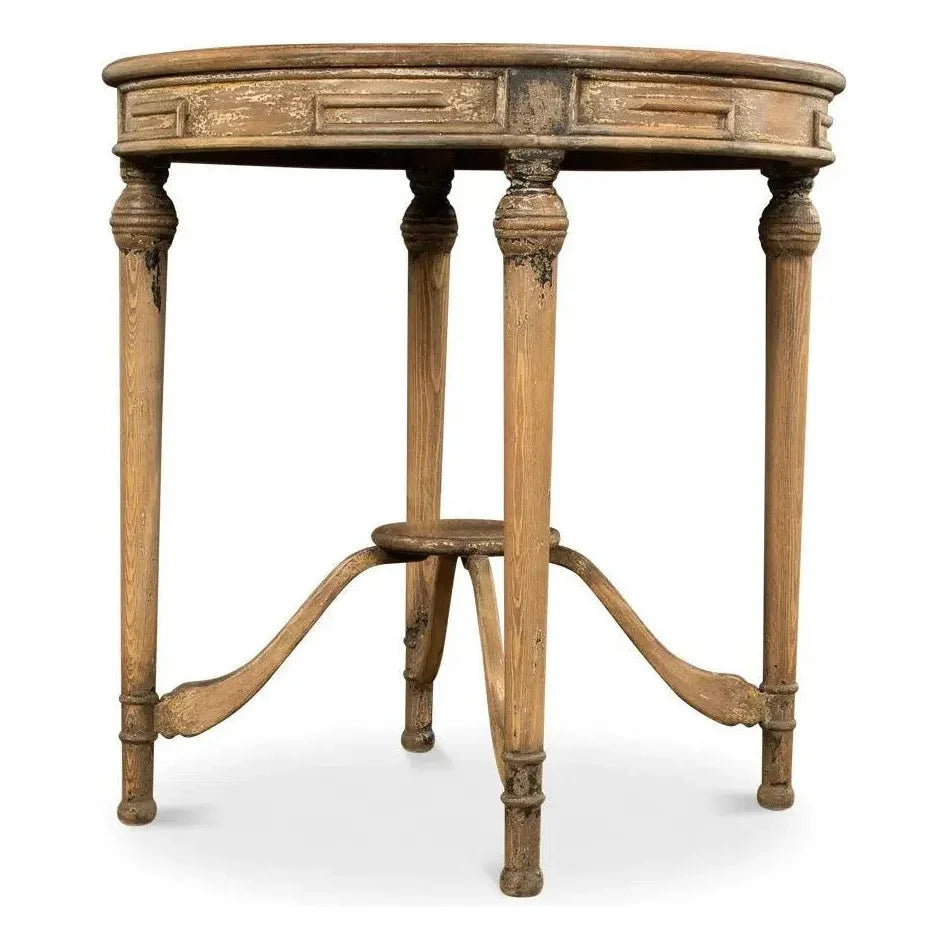 French Tea Table - LOOMLAN - Sarreid - Side Tables